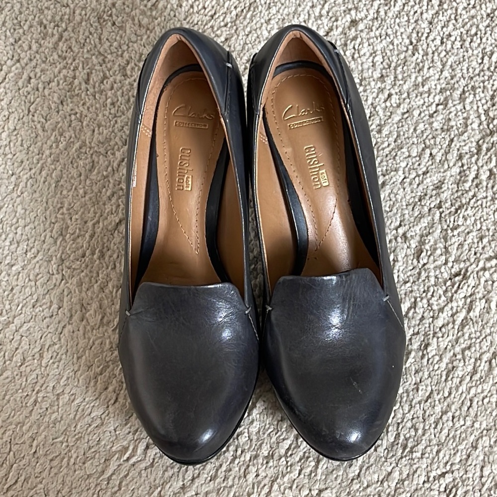 Clark’s Dark Grey Heel